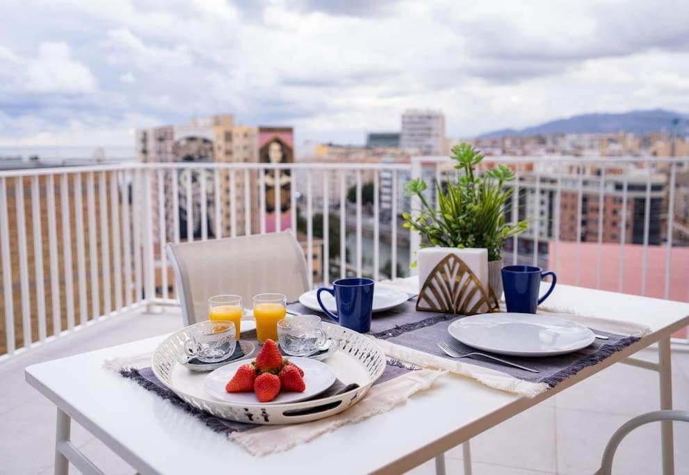 Sea Views Penthouse City Center Málaga Exteriör bild