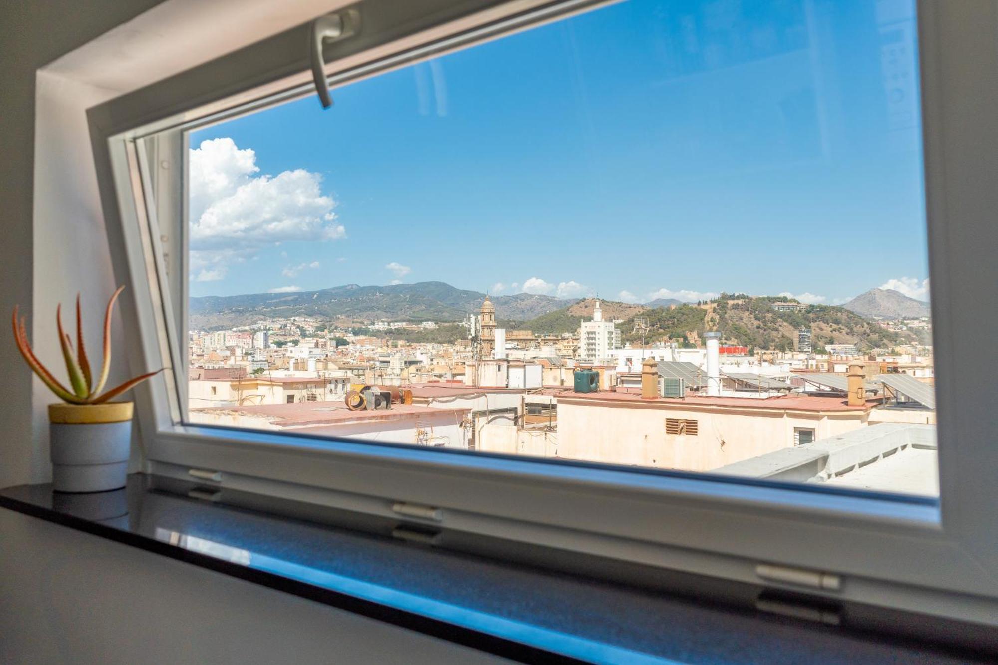 Sea Views Penthouse City Center Málaga Exteriör bild