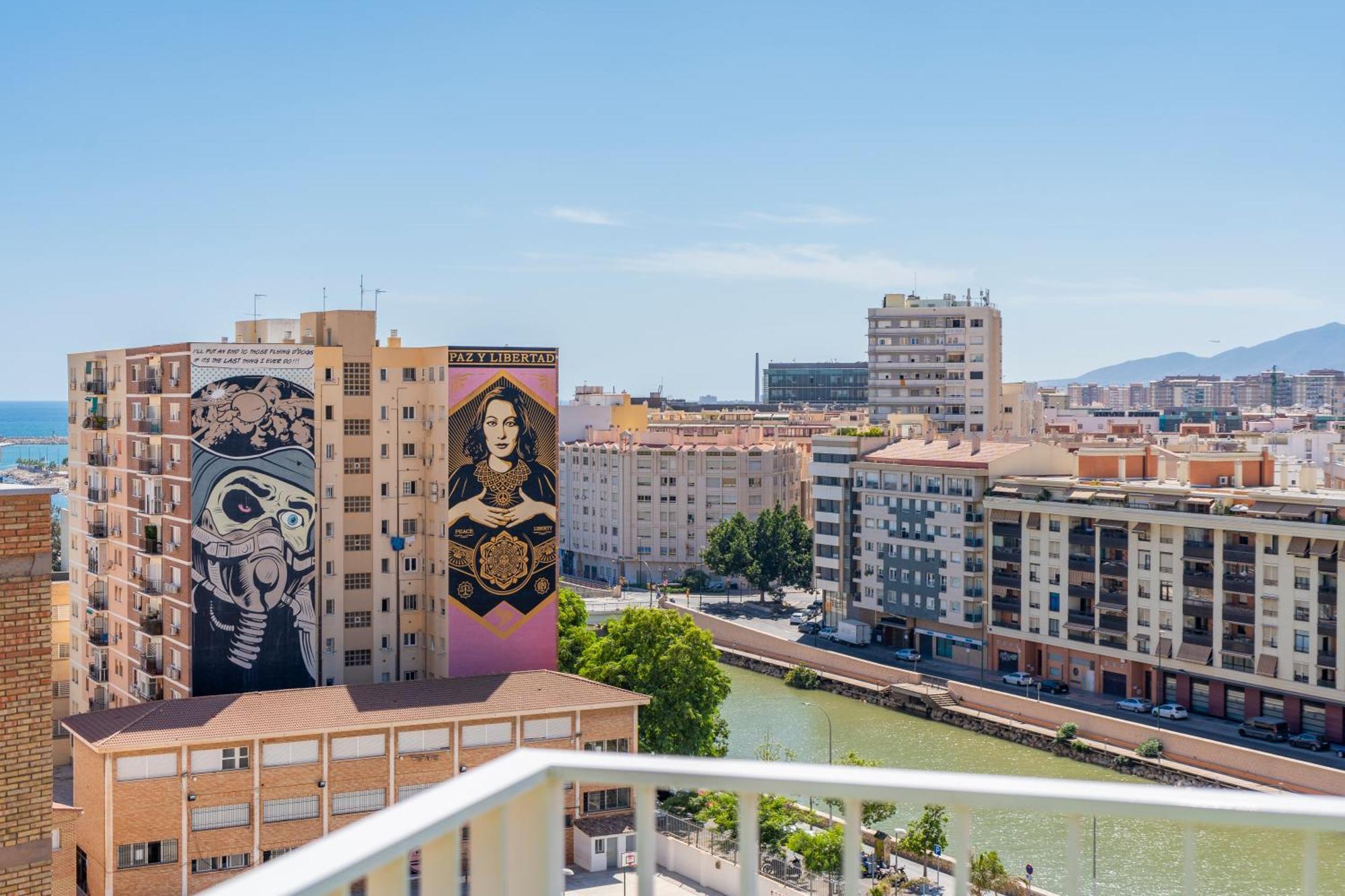 Sea Views Penthouse City Center Málaga Exteriör bild