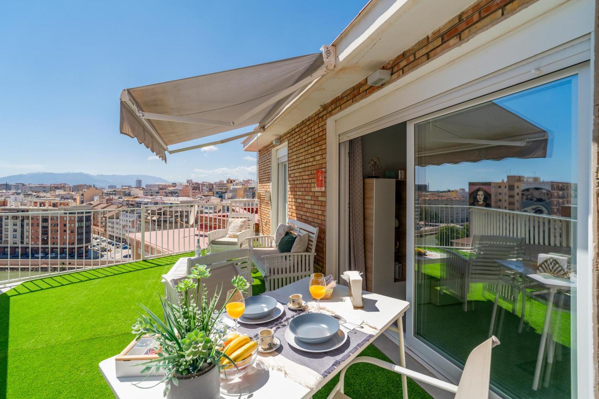 Sea Views Penthouse City Center Málaga Exteriör bild
